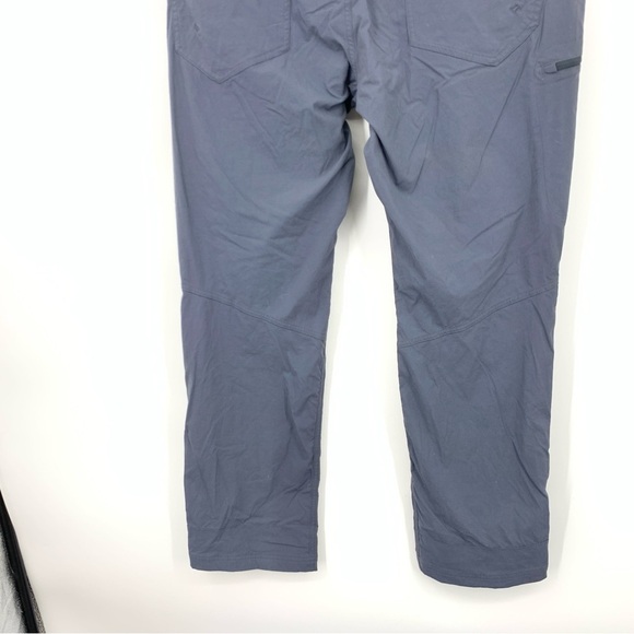 LL Bean Men Size 35 x 30 Pants Blue Slim Straight Nylon Stretch Quick Dry Cargo - Picture 6 of 7
